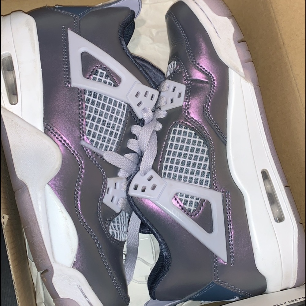 Purple Kids Retro 4s